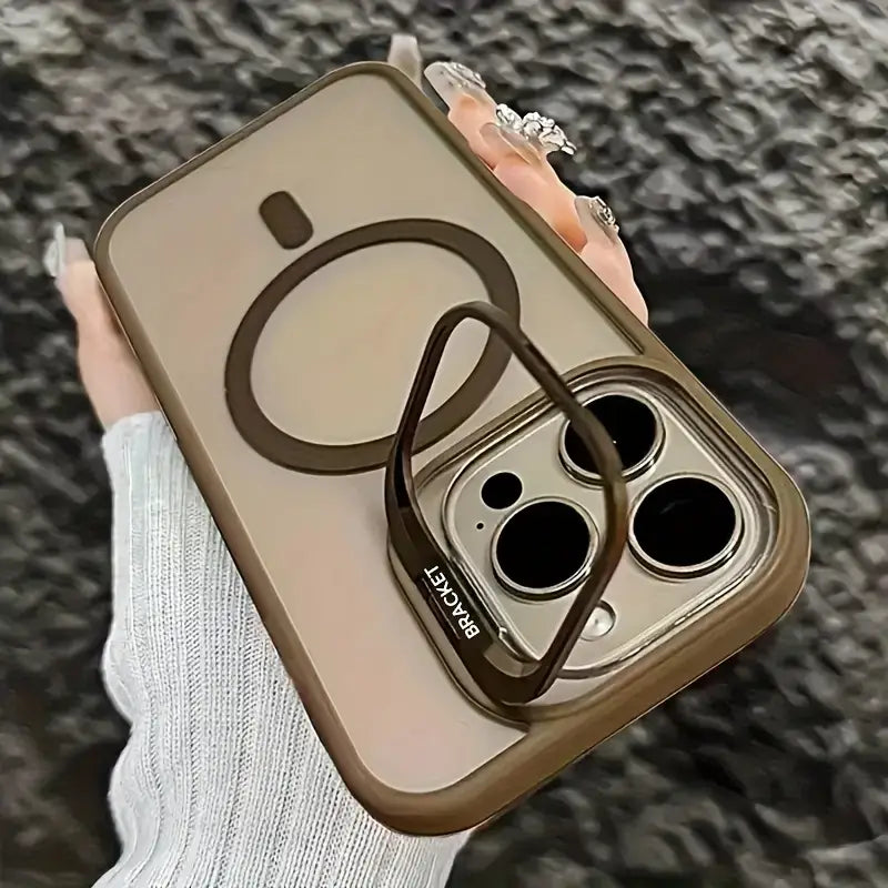 MagSafe Magnetische Stoßfeste Hülle für iPhone 16 Pro Max mit Glas Linsenschutz
