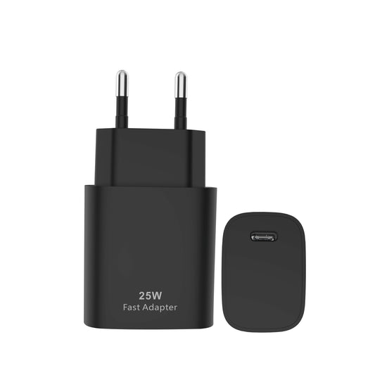 Schnelllade-Reiseadapter USB-C CH775 25W Schwarz