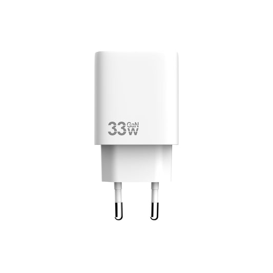 PD Quick GaN Adapter CH3350 USB-A auf USB-C 33W Weiß