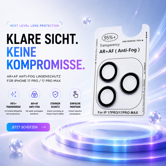 Premium Kamera-Schutz Schwarz