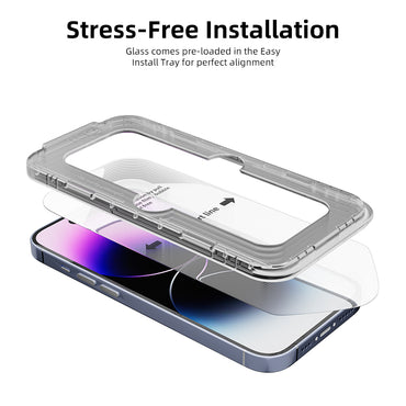 iPhone Schutzglas mit Applikator