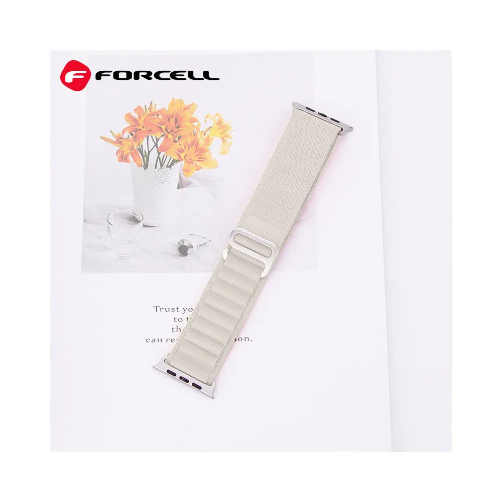 FORCELL F-DESIGN FA13 Armband / Armband für Apple Watch 38/40/41mm stellar