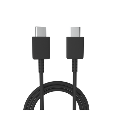 Schnellladekabel US5001M USB-C auf USB-C 100CM Schwarz